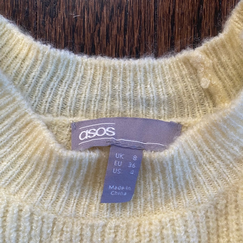 ASOS yellow sweater - Picture 2 of 3